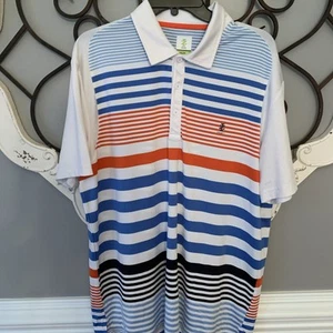 Herren Izod Tour Golf Polo Gr. Lg Mehrfarbig - Bild 1 von 5
