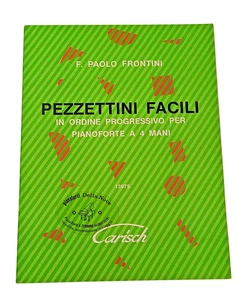 Pezzettini Facili F. Paolo Frontini 6 Spartiti per Pianoforte a 4 Mani 1987 - Foto 1 di 8
