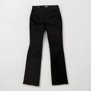 Nydj Petite Barbara Black Bootcut Jean Women's 0P - Picture 1 of 8