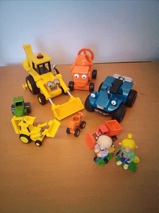 Bob The Builder Toy Vehicles X 7 Joblot Bundle & 2 Figures - Picture 1 of 8