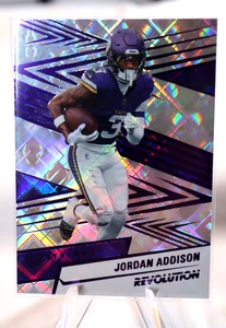 2025 Panini Revolution Jordan Addison SSP Cosmic Parallel #’d to /20 - Bild 1 von 2
