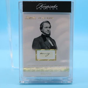 2024 Keepsake Edition #21 CLEMENT VALLANDIGHAM In My Hand Handwriting Relic 34/1 - Picture 1 of 2