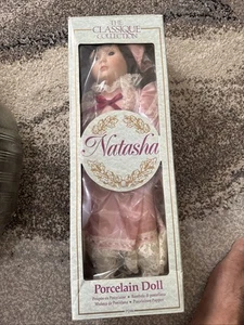The Classique Collection Porcelain Doll CRYSTAL Handmade Preowned In Box - Picture 1 of 5