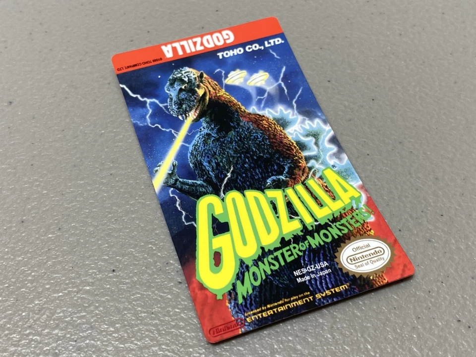 Etiqueta de repuesto Godzilla, Monster of Monsters (NES) Foto 1 de 1