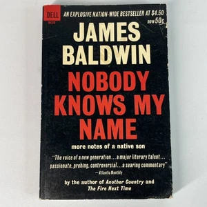 Nobody Knows My Name Vtg Paperback 1968 11th Dell Printing James Baldwin - Imagen 1 de 8