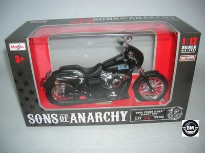 Maisto Harley-Davidson Sons of Anarchy 2006 FXDBI Dyna Street Bob "TIG" 1:12 - Bild 1 von 4