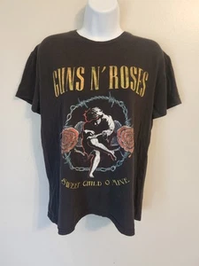 Guns N' Roses T-Shirt Womens Size Medium Graphic Sweet Child O' Mine Black - Picture 1 of 2
