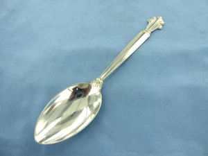A VINTAGE STERLING SILVER GEORG JENSEN, ACANTHUS DESSERT SPOON POST 1945. - Picture 1 of 9