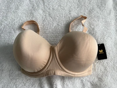 Sujetador convertible/sin tirantes Wacoal 854119 alfombra roja talla 32H NUEVO CON ETIQUETAS Foto 1 de 2