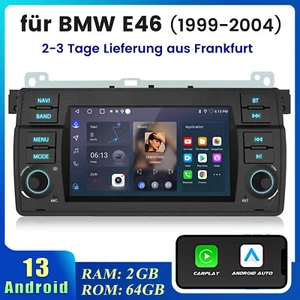 Carplay AUTO Wifi Car Stereo FM Radio Fit BMW E46/318i/320i/323i/325i/328i/330i - Bild 1 von 11