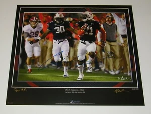 Chris Davis Signed Iron Bowl Museum Edition Print w/There goes Davis Proof #/50 - Picture 1 of 2