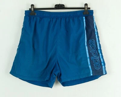 Adidas Swim Trunks Shorts 90's Nylon Mens L Retro vtg Sport W34 Blue sport W36 - Image 1 of 4