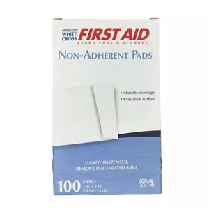 Sterile Non-Adherent Pads Latex Free 2" x 3" 100 Per Box - MS40525 - Picture 1 of 3