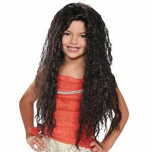 Peluca de Halloween de lujo para niños Disney Moana - Imagen 1 de 1