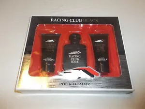 Racing Club Black Pour Homme 3 Piece Set - Picture 1 of 2