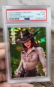 ☆ ~2019 Panini Fortnite Serie 1 Italy Crystal Shard #239 SIDEWINDER PSA 8~ ☆ - Picture 1 of 3