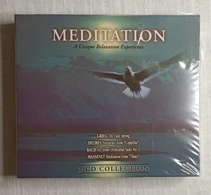 Meditation - A Unique Relaxation Experience CD 1998 2-Disc Set Brand New  - Imagen 1 de 2