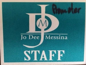 Jo Dee Messina 2004 Tour -satin backstage pass Staff - Picture 1 of 1