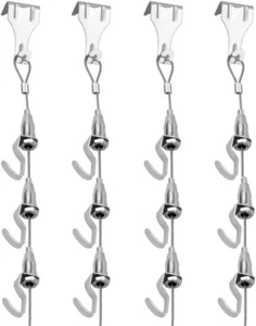 Kit de cables ajustables para colgar cuadros, sistema de colgar rieles para cuadros de 4,9 pies (1,5 m) - Imagen 1 de 5