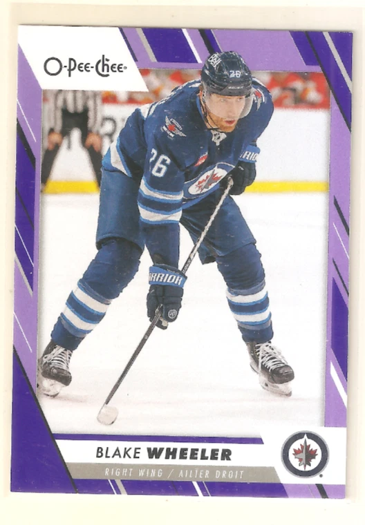 Blake Wheeler 2023-24 O-Pee-Chee Blue Border Parallel #276 Jets - Image 1 of 1