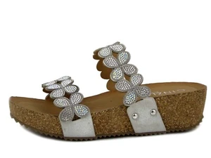 Sandali Ciabatte Gioiello Argento Zeppa e Plateau CINZIA SOFT - Foto 1 di 5