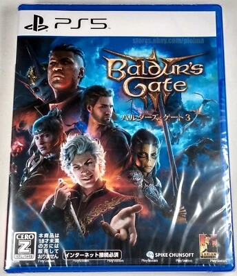 BALDUR'S GATE 3 III New PS5 Game PlayStation 5 Baldurs JP Release, USA Seller - Image 1 of 3