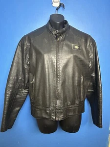 DBT leather jacket cafe racer style australian made size small/medium* - Picture 1 of 14