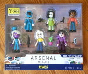 Roblox DevSeries ARSENAL RELOADED RIVALS Figure Set (12pc) New In Box with Code - Picture 1 of 7