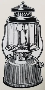 ONE (1) BRAND NEW VTG COLEMAN L220 SLANT LANTERN BUMPER STICKER SIGN DECAL STOVE - Picture 1 of 1