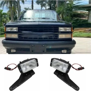 Front Bumper FogLights DrivingLamp Replacement for Chevrolet C1500 1988-1999 L+R - Picture 1 of 6