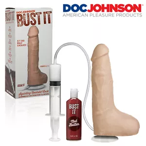 Doc Johnson Bust It The Amazing Squirting Cocks Dildo Realistico Eiaculante Sex - Foto 1 di 4