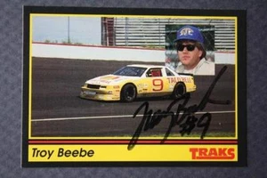Nascar Driver Troy Beebe signed autographed 1991 Traks racing card VINTAGE --- - Picture 1 of 1