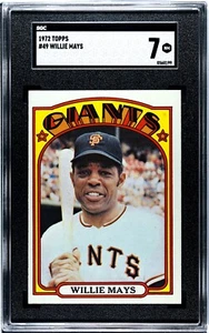 SGC 7 - 1972 Topps # 49 Willie Mays San Francisco Giants HOF - Picture 1 of 2