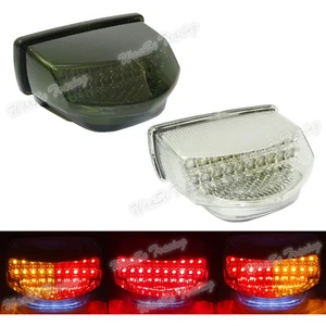 Chrome Led Tail Turn Signals License Light Fit 2007-2012 HONDA CBR 600 RR 600RR - Picture 1 of 14