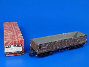 MARKLIN H0 - 331 - CAST Brown High Sided Gondola / BOX - EXC - Picture 1 of 8