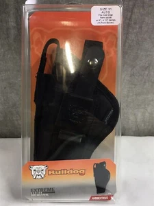 Bulldog Belt and Clip Ambi Holster Fits Most Large Frame Auto's 4-4.5 " Barrels - Picture 1 of 3