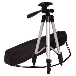 Professional Camera Tripod Stand Holder Mount Adjustable for Camcorder+Carry Bag