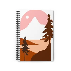 Wood Design 118 pages Spiral Notebook - Ruled Line - Picture 1 of 5