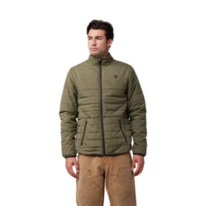 Fox Racing Howell Puffy Jacket Insulated Cold Weather Coat 33689-099 OLV GRN - Picture 1 of 3