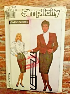 Simplicity Muster 9409 Misses Bluse Rock Jacke Größen 6-12 UC Jones New York - Bild 1 von 2