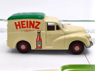 CORGI MORRIS MINOR VAN  PUBBLICITARIO HEINZ  - MODELLINO 1:43 + pagine - Immagine 1 di 4