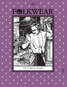 Folkwear Patterns Sewing Pattern Victorian Shirt Men, Women - Picture 1 of 1