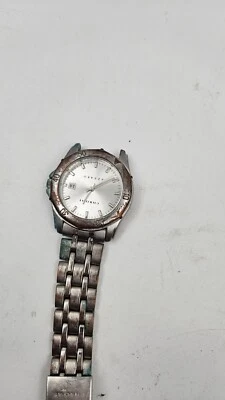 Мужские часы Chrome By Azzaro серебристые с индикатором даты непроверенные - Изображение 1 из 3