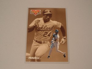 Rickey Henderson & Ken Griffey Jr. 1992 Pinnacle The Idols #283