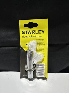 Stanley Plumb Bob With Line New Sealed - Picture 1 of 3