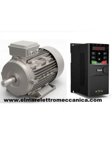 2 HP 1,5 KW Motore Elettrico con Piedini + Inverter Monofase Giri Variabili - Foto 1 di 1