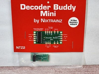 NIX Trainz NTZ2 Decoder Buddy Mini (1K Ohm) Motherboard w/ 21-Pin Decoder Socket - Image 1 of 3