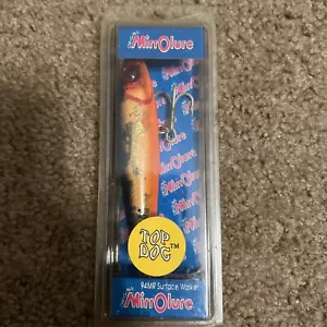 Mirrolure Top Dog Surface Walker Vintage 94MR Orange Fishing Lure - Picture 1 of 2