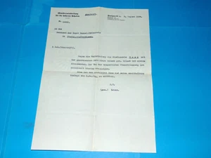 Stuttgart 1934 - Freigabe für Verheiratung Ehe - von der Ministerialabteilung - Bild 1 von 1