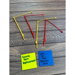 Lets Go Fishin 2020 Game Fishing Pole Replacement - Red & Yellow - Pressman - Picture 1 of 4